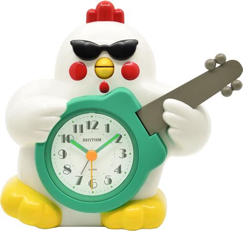 rock and roll chicken alarm clock|Rock n’ Roll Chicken, CRE321UR03 .